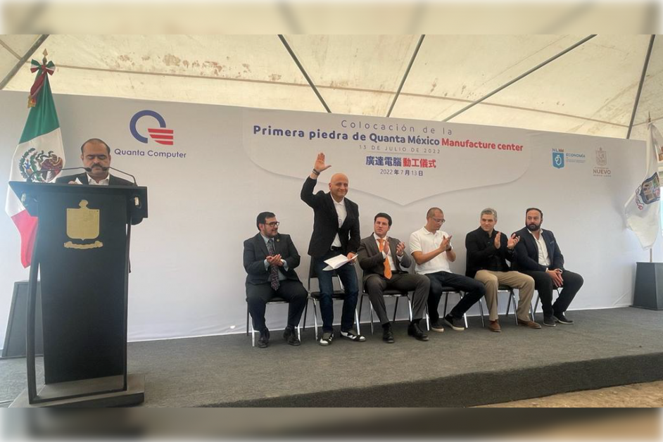Quanta Computer Inc. expands its plant in Nuevo León